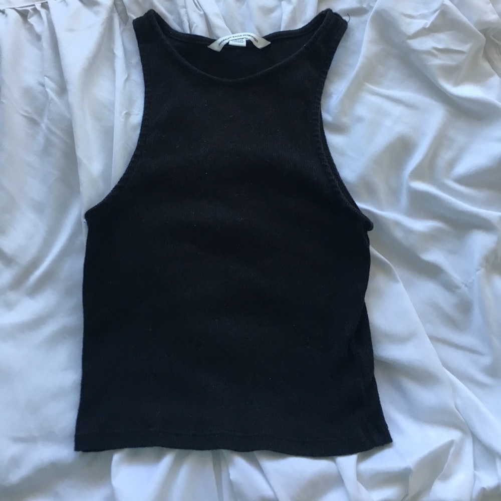Simple American Eagle Black Crop